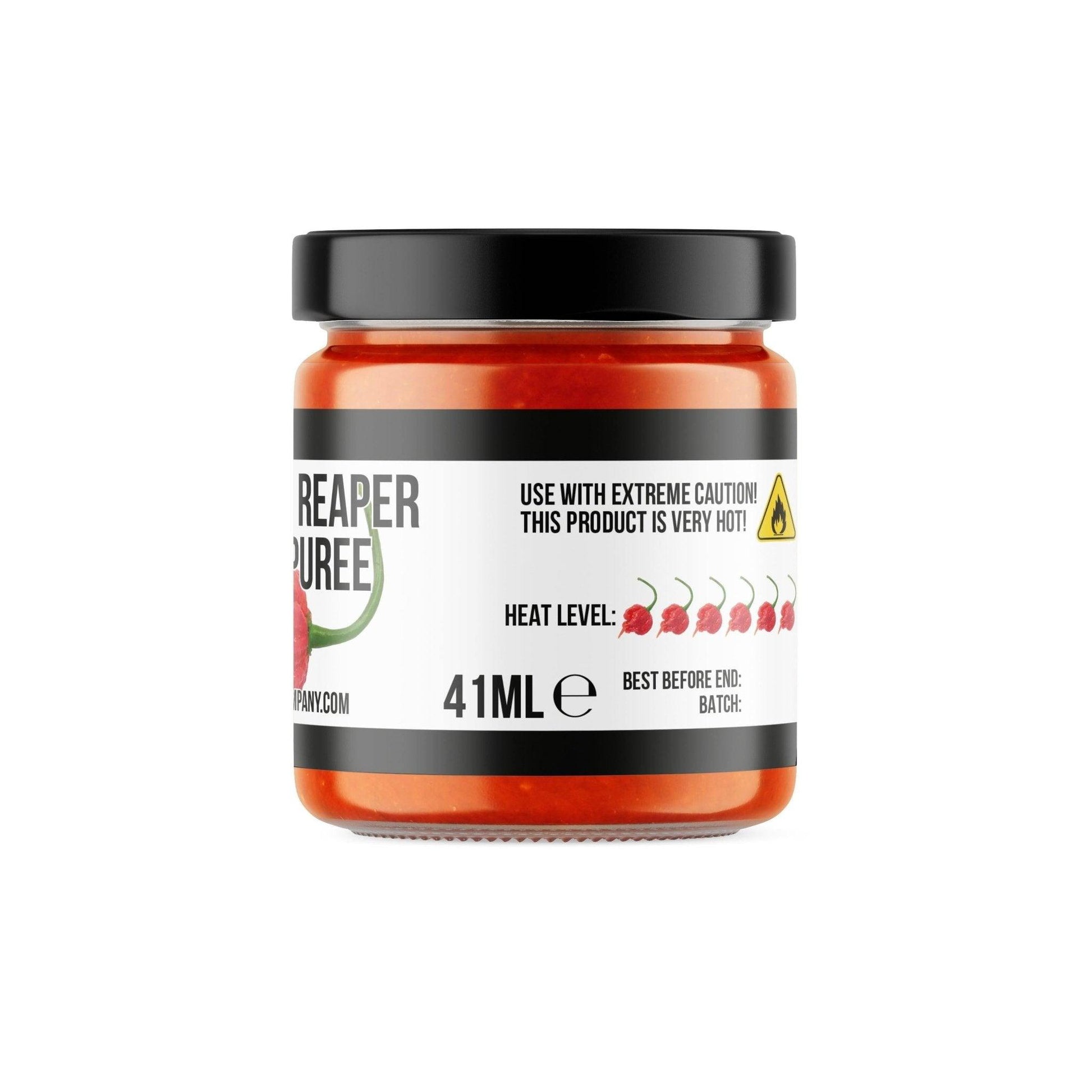 Carolina Reaper Chilli Puree | 41ml | Chilli Mash Company | World's Hottest Chilli Paste - One Stop Chilli Shop