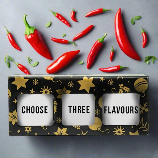 Craft the Perfect Gift with Our 3 Jar Gift Builder | 3x 190ml - One Stop Chilli Shop