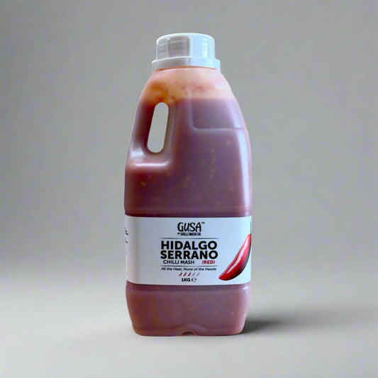 Hidalgo Serrano Fermented Chilli Mash | 1kg | Gusa by Chilli Mash Co - One Stop Chilli Shop