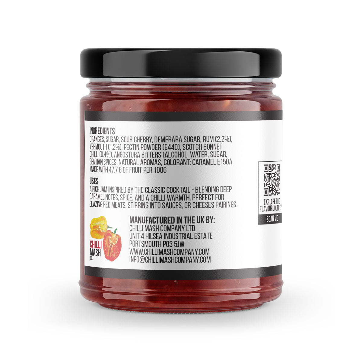 Manhattan Chilli Jam | 190g | Chilli Mash Company - One Stop Chilli Shop