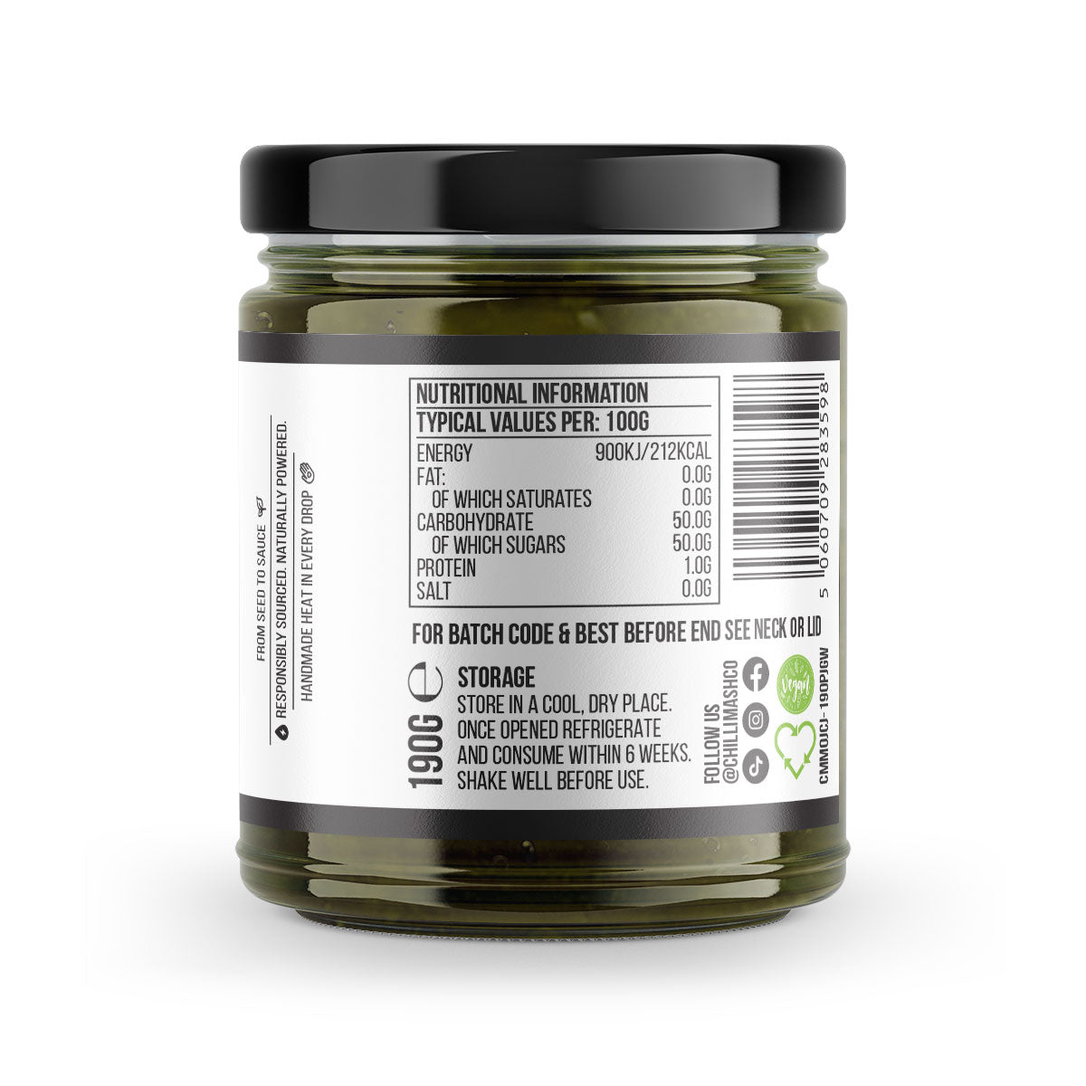 Mojito Chilli Jam | 190g | Chilli Mash Company - One Stop Chilli Shop