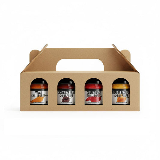 The 'World's Hottest' Chilli Challenge Gift Box Set | 2025 Edition | 4 Extreme Levels - One Stop Chilli Shop