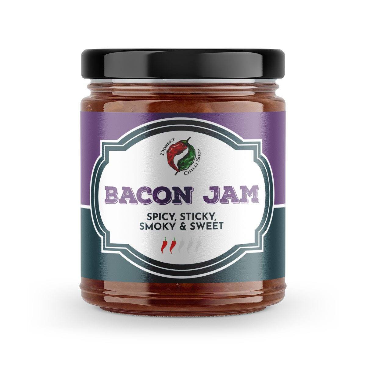 Bacon Jam | 180g | Dorset Chilli Shop | Smoky, Sticky, Spicy & Sweet - One Stop Chilli Shop