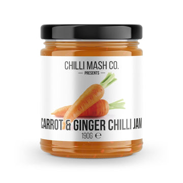 Carrot & Ginger Chilli Jam | 190g | Chilli Mash Company | Persian Inspired - One Stop Chilli Shop