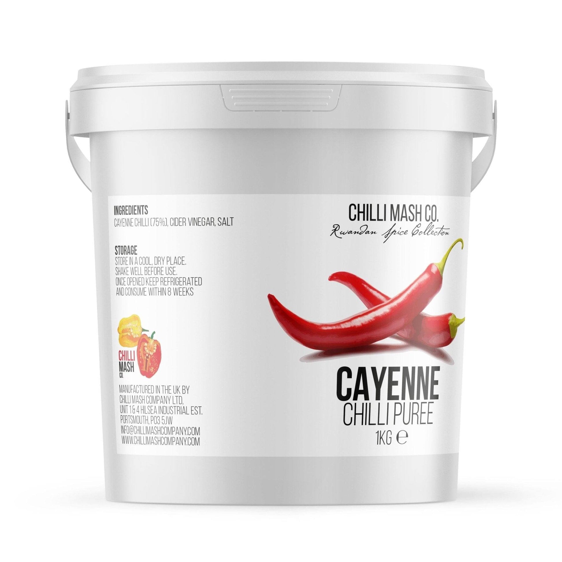 Cayenne Chilli Puree | 1kg | Chilli Mash Company - One Stop Chilli Shop