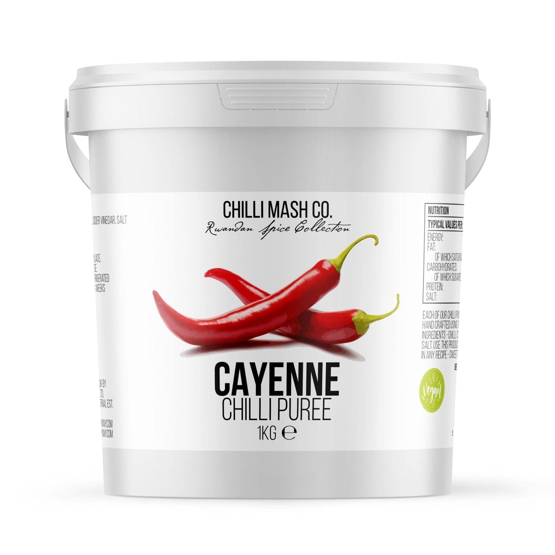 Cayenne Chilli Puree | 1kg | Chilli Mash Company - One Stop Chilli Shop