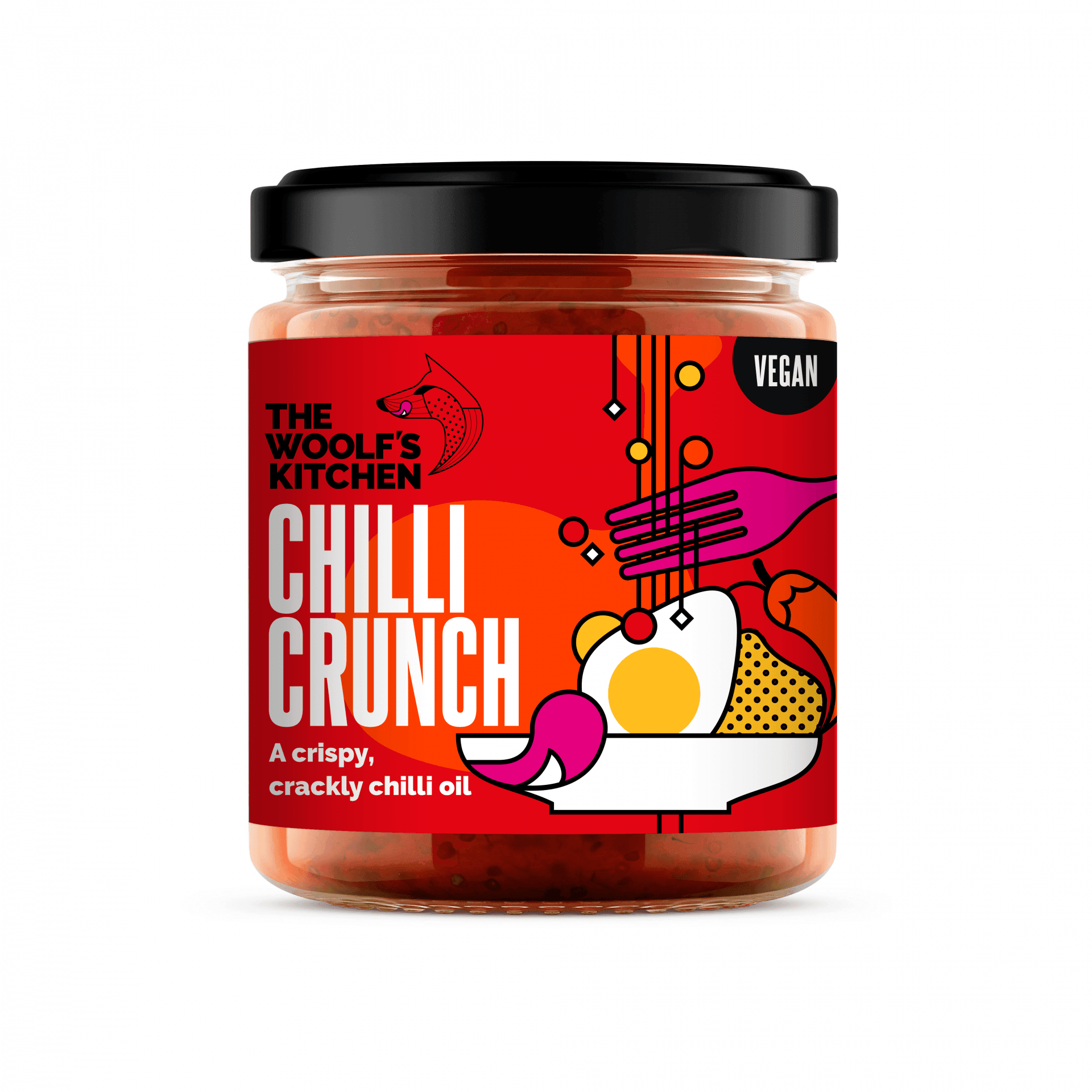 Chilli Crunch Oil | 190ml | Woolf's Kitchen - One Stop Chilli Shop