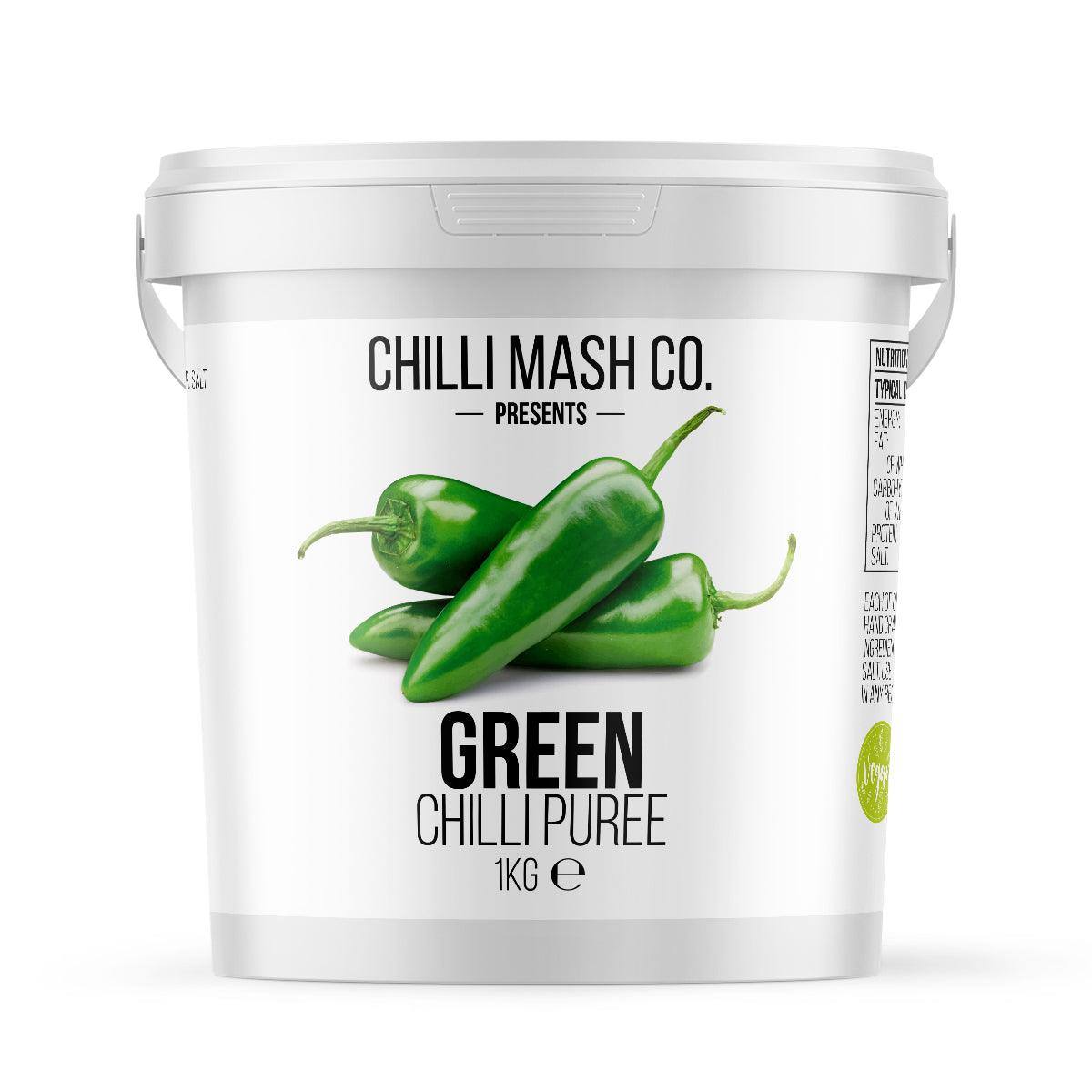 Green Jalapeno Chilli Puree | 190g or 1kg | Chilli Mash Company - One Stop Chilli Shop