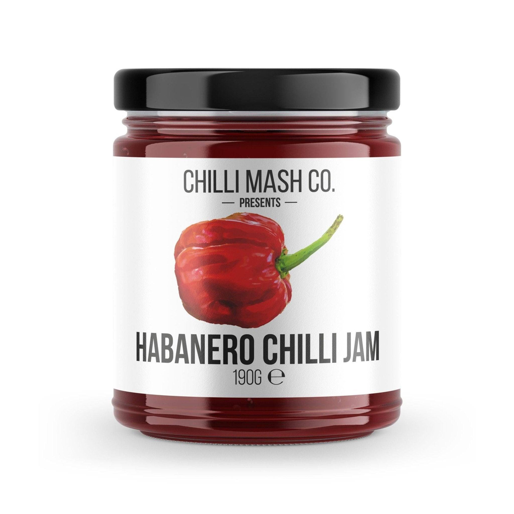 Habanero Chilli Jam | 190g | Chilli Mash Company | Medium Heat - One Stop Chilli Shop