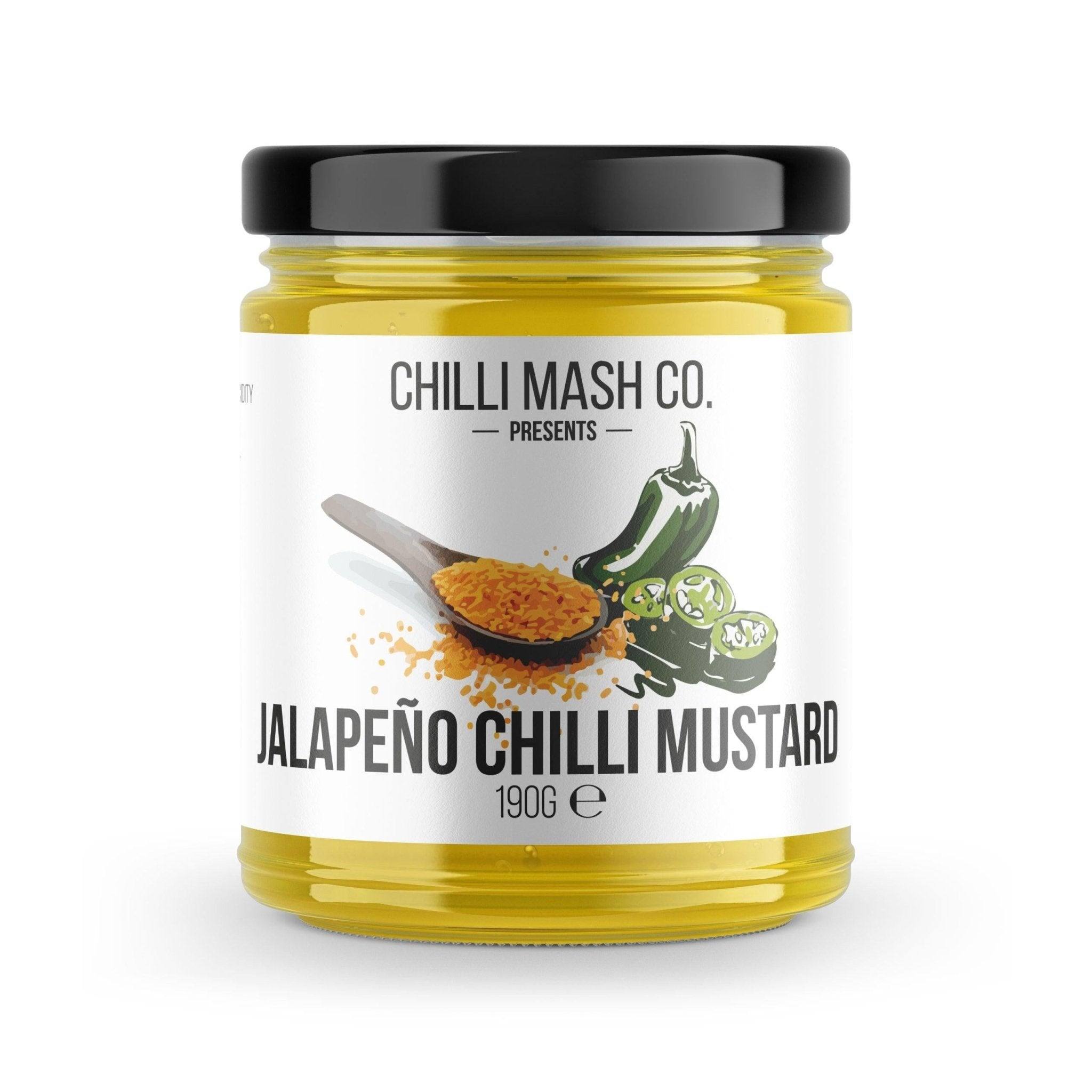 Jalapeño Chilli Mustard | 190ml | Chilli Mash Company | A Spicy Dijon Mustard - One Stop Chilli Shop