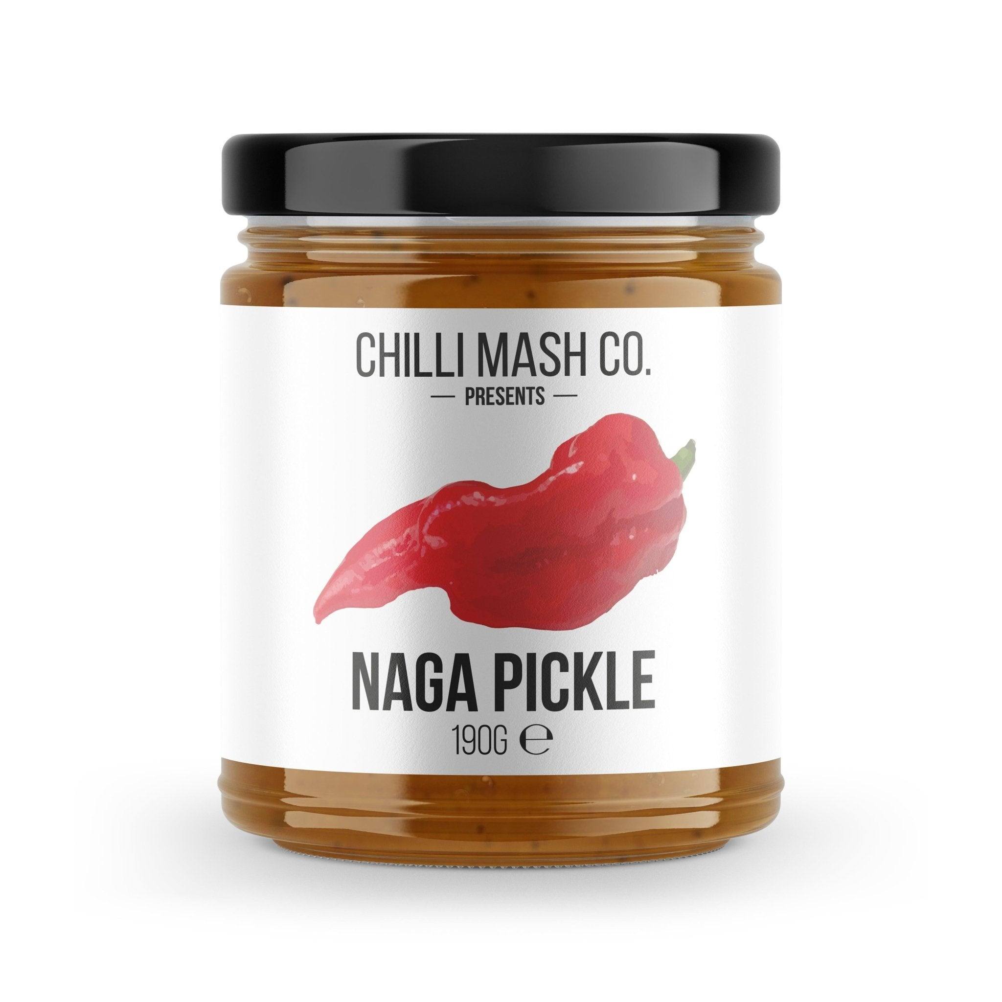 Naga Chilli Pickle | 190ml | Chilli Mash Company | Bangladeshi Style Chilli Pickle - One Stop Chilli Shop