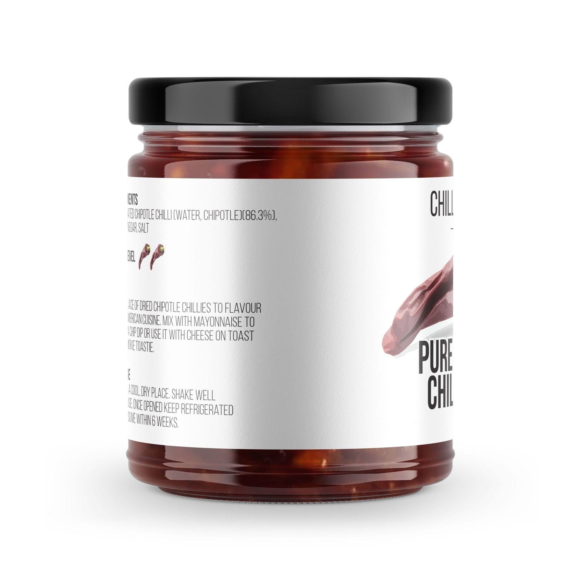 Pure Chipotle Chilli Puree | 190g | Chilli Mash Company - One Stop Chilli Shop