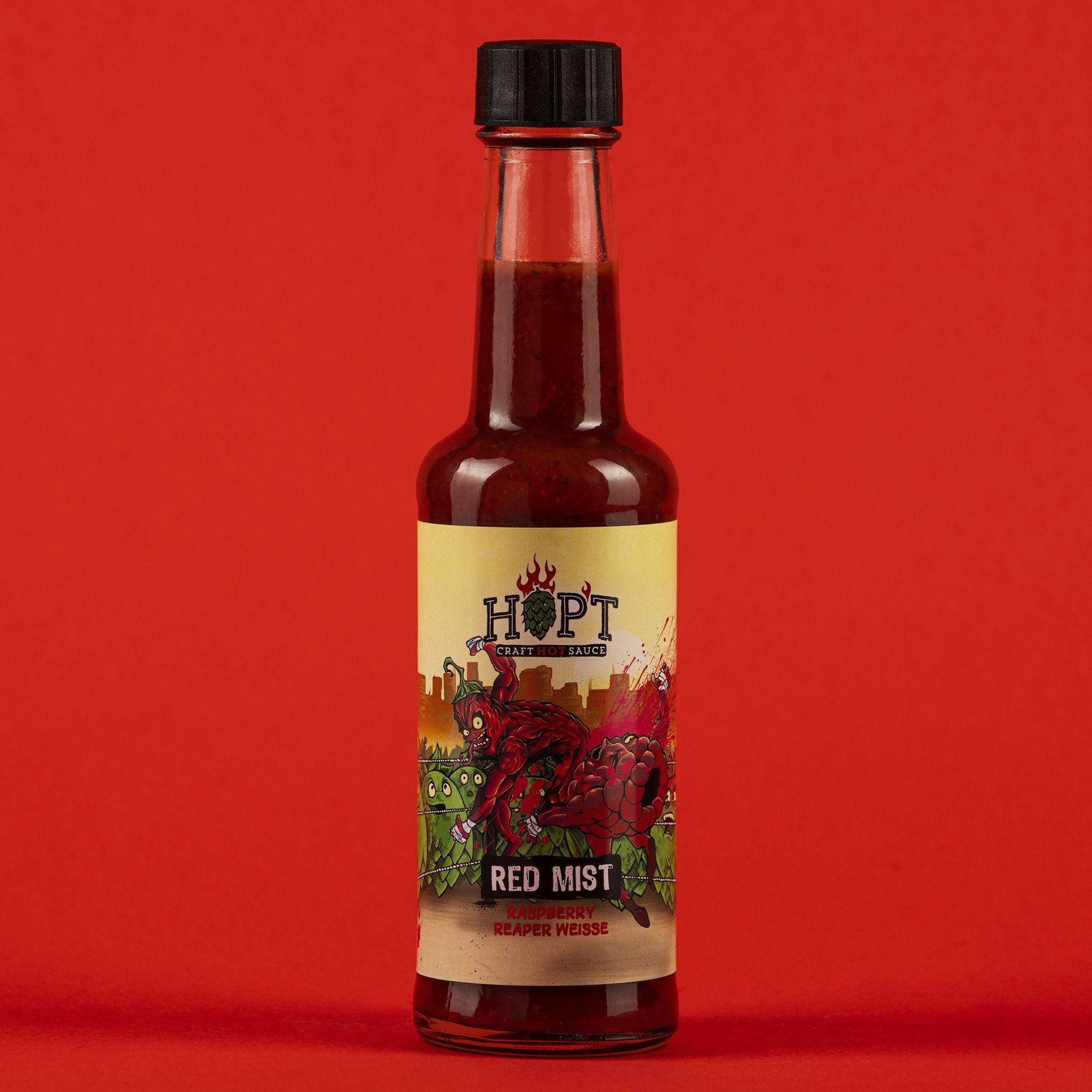 Red Mist Raspberry Reaper Weisse | 150ml | Hop't Sauce - One Stop Chilli Shop