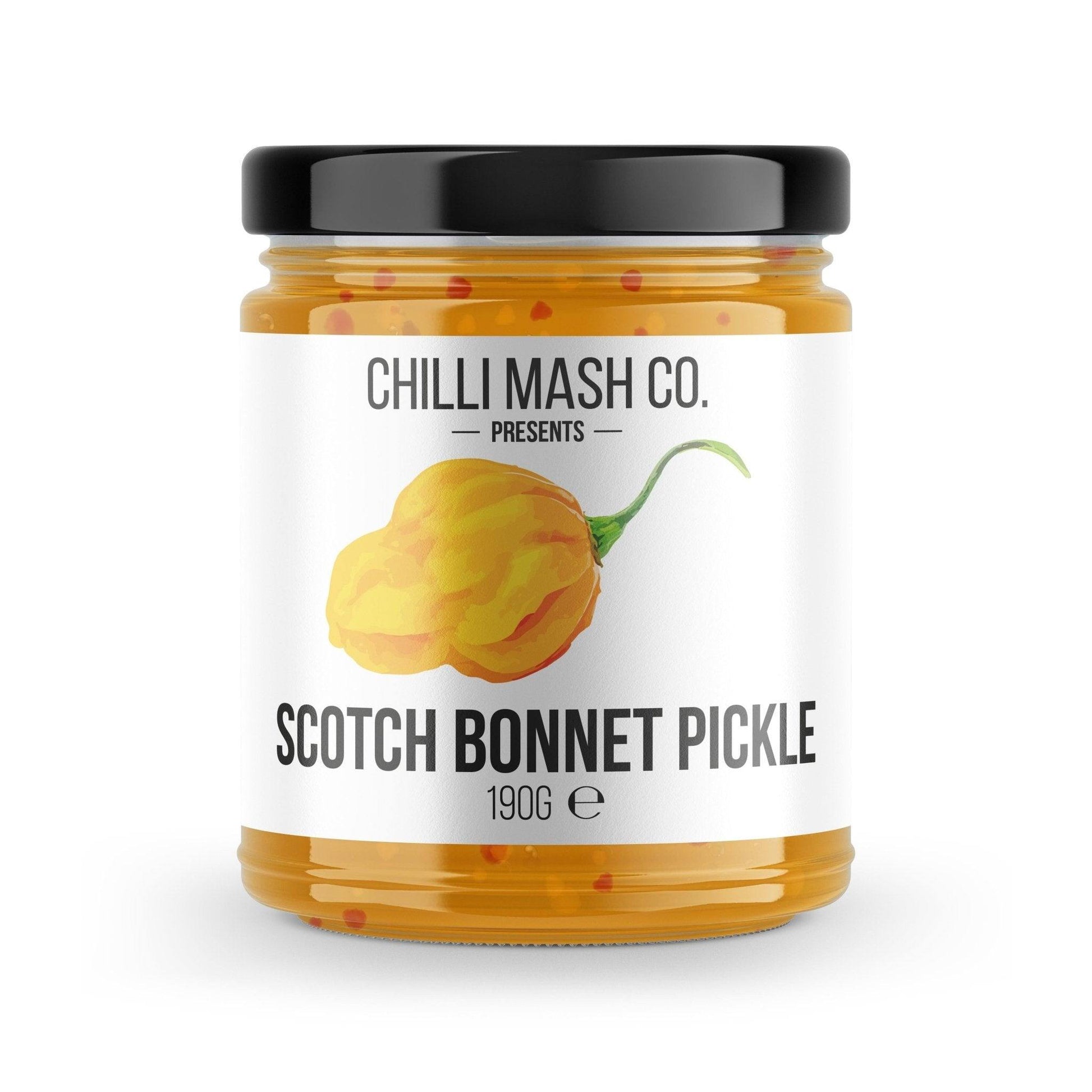 Scotch Bonnet Chilli Pickle - Fermented Indian Style Chilli Pickle - British Made - 190ml - One Stop Chilli Shop