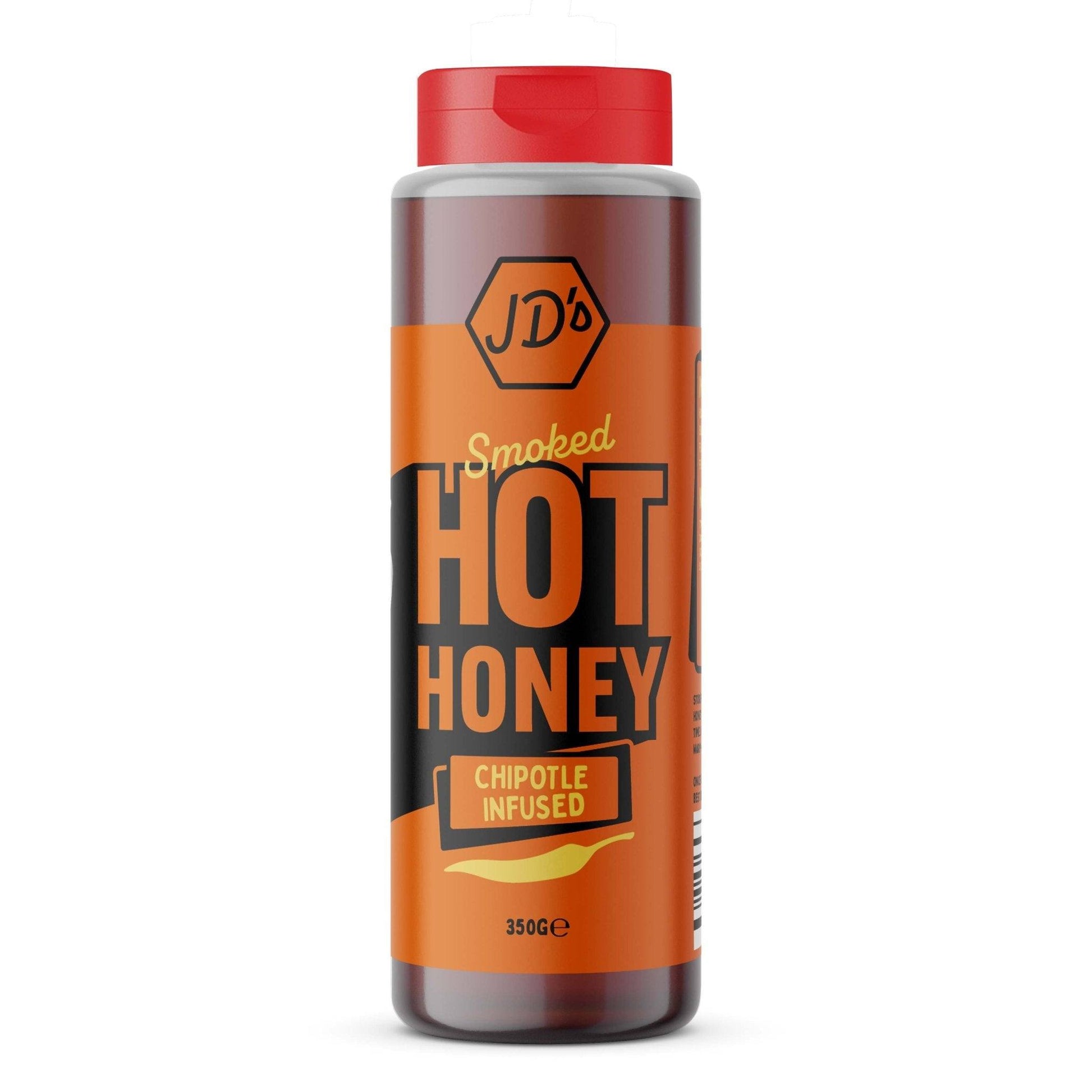 Smoked Hot Honey | 350G | JD's Hot Honey | Chipotle Infused - One Stop Chilli Shop