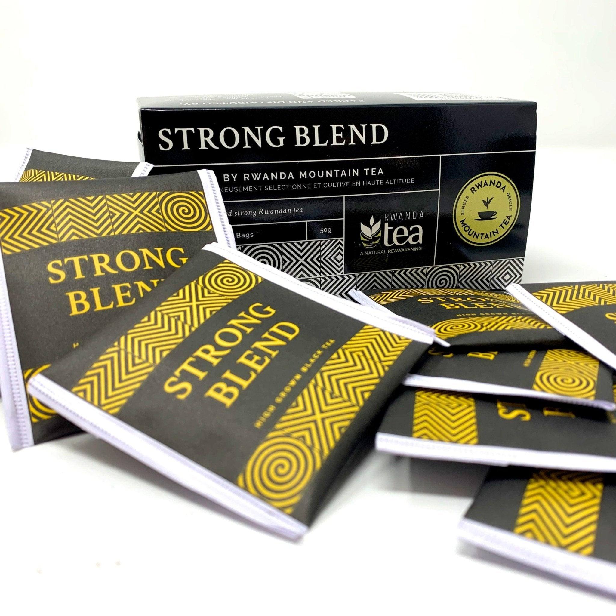 Strong Blend Black Tea | Rwanda Mountain Tea | 25 Teabags - One Stop Chilli Shop