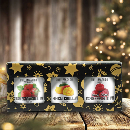 Tooty Fruity | 3x190ml | Chilli Mash Company | Our Fruit Jam Gift Set - One Stop Chilli Shop