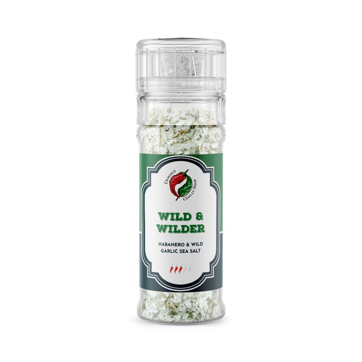 Wild & Wilder | 80g | Dorset Chilli Shop | Habanero & Wild Garlic Sea Salt - One Stop Chilli Shop