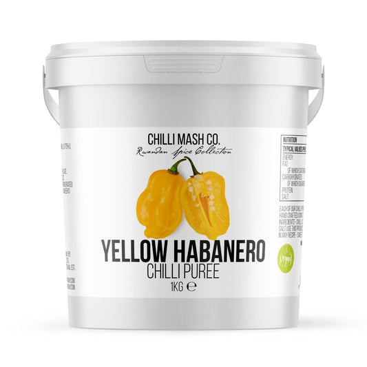 Yellow Habanero Chilli Puree | 1kg | Chilli Mash Company - One Stop Chilli Shop